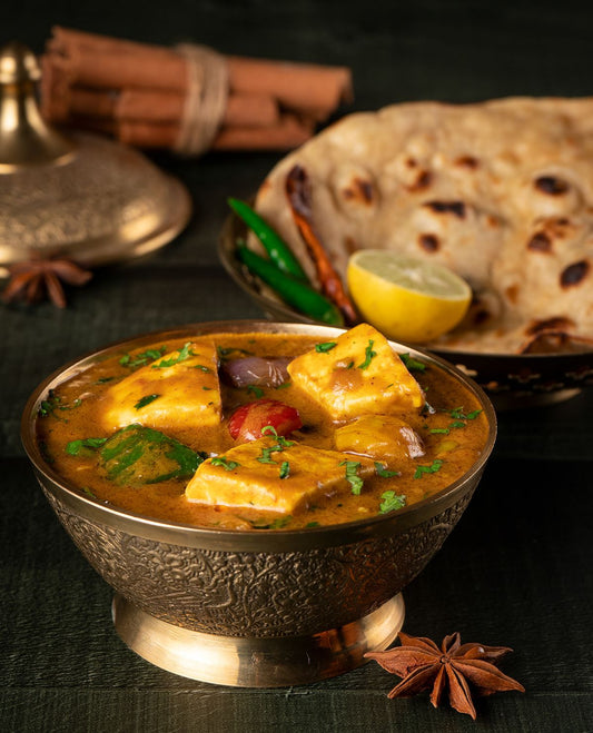 Palak Paneer Curry + 2Roti + Rice